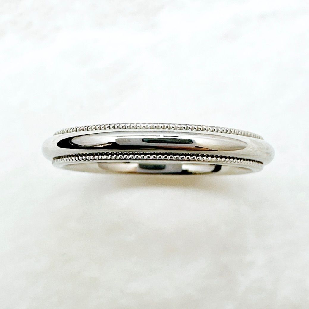 Tiffany & Co Mil Gray Platinum Ring — view 4