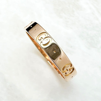 Gucci Icon Pink Gold Ring — view 2