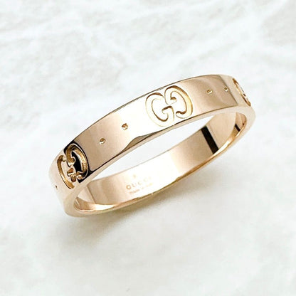 Gucci Icon Pink Gold Ring — view 3