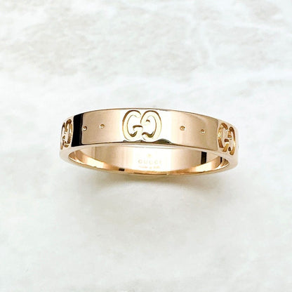 Gucci Icon Pink Gold Ring