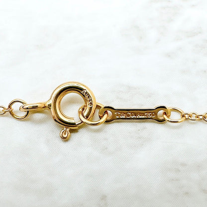 Tiffany & Co Kiss Pink Gold Necklace 40 cm — view 4