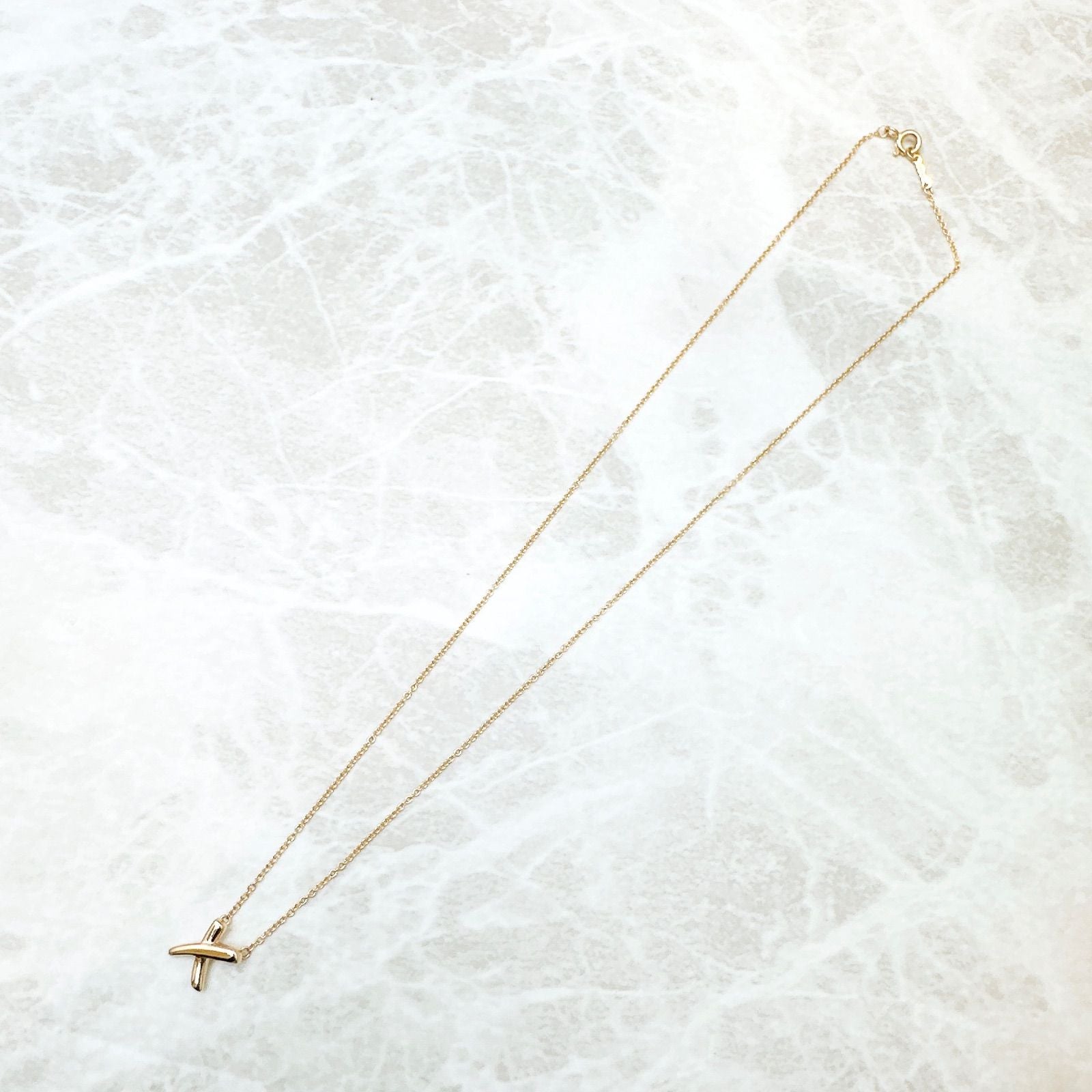 Tiffany & Co Kiss Pink Gold Necklace 40 cm — view 2