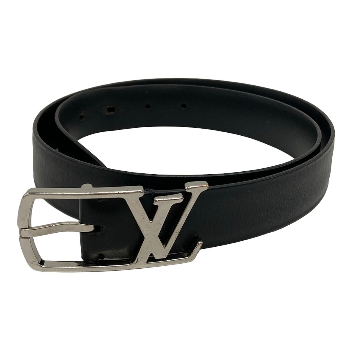 Louis Vuitton Belt Ceinture Neogram Noir Leather Cowhide