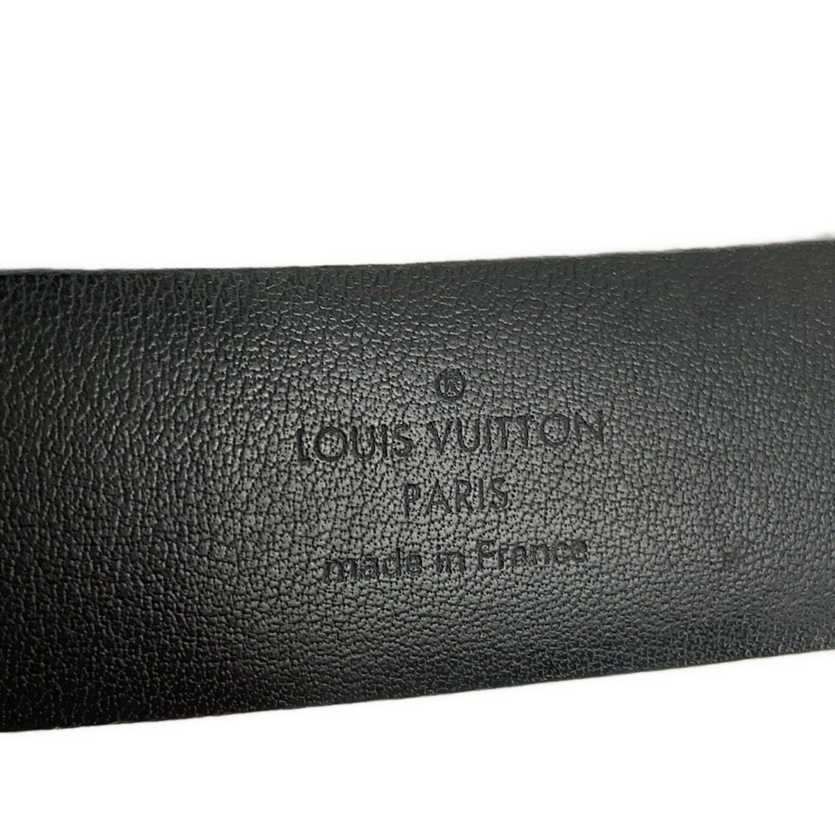 Louis Vuitton Belt Ceinture Neogram Noir Leather Cowhide — view 4