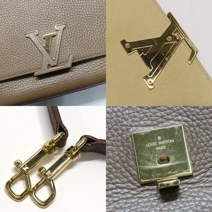 Louis Vuitton Volta Parnassea Taurillon Leather Khaki Taupe Handbag 2-Way — view 8