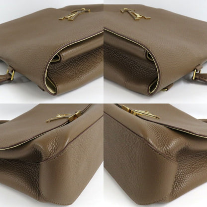 Louis Vuitton Volta Parnassea Taurillon Leather Khaki Taupe Handbag 2-Way — view 9