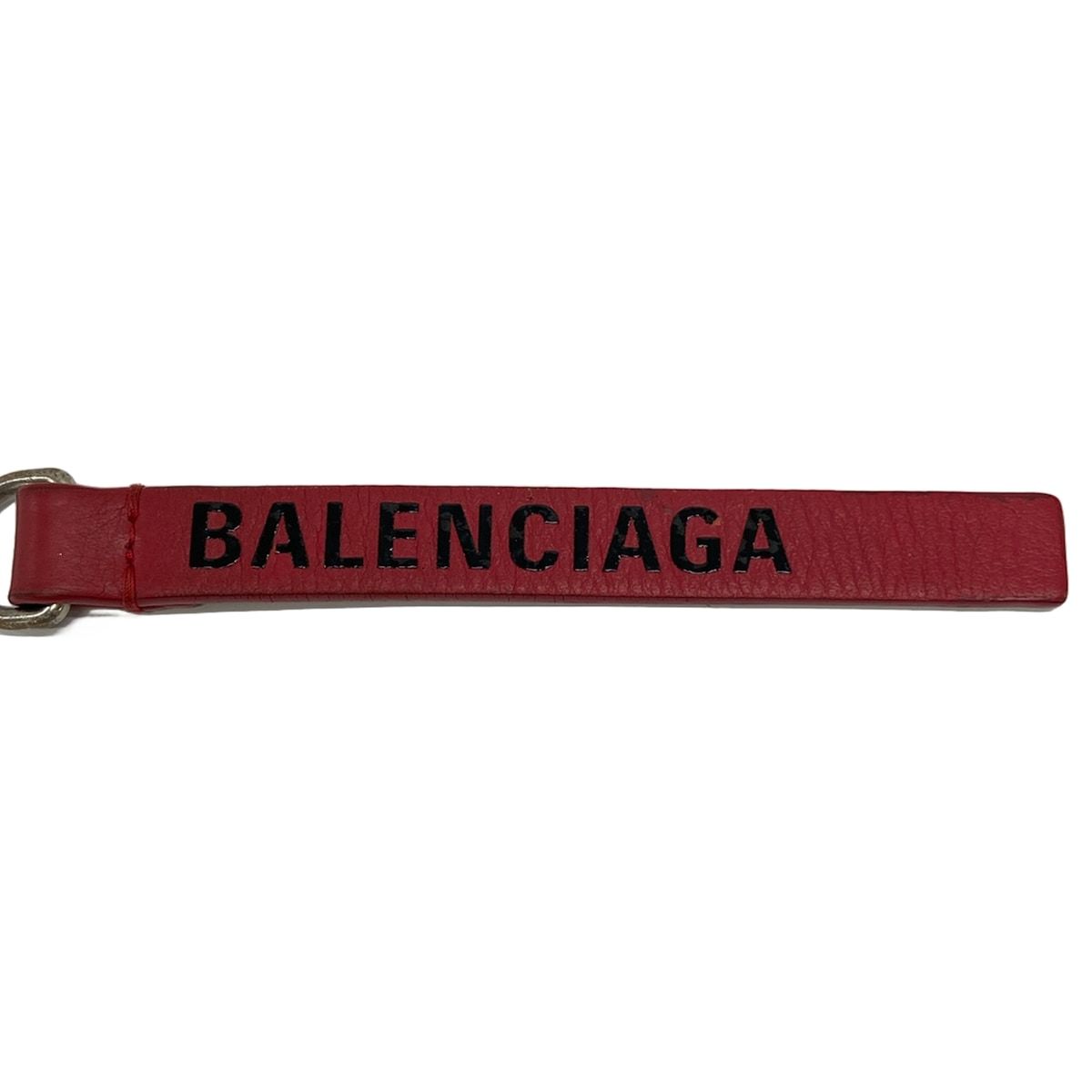 Balenciaga Key Holder Red Leather — view 3