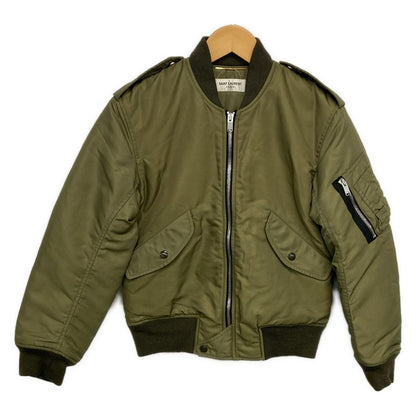 Saint Laurent Paris Jacket Khaki Long Sleeve Winter