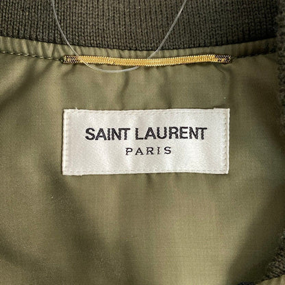 Saint Laurent Paris Jacket Khaki Long Sleeve Winter — view 3