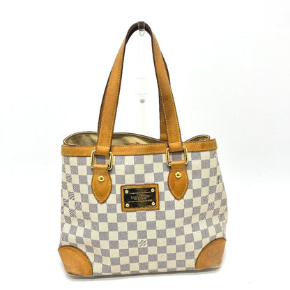 Louis Vuitton Tote Hampstead PM Damier Azur Canvas White