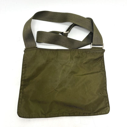 Prada Shoulder Bag Triangle Logo Nylon Khaki — view 2