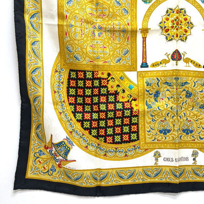 Hermes Scarf Carre 90 Silk White — view 5