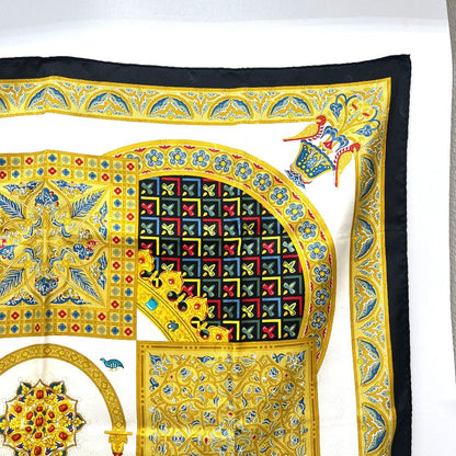 Hermes Scarf Carre 90 Silk White — view 4