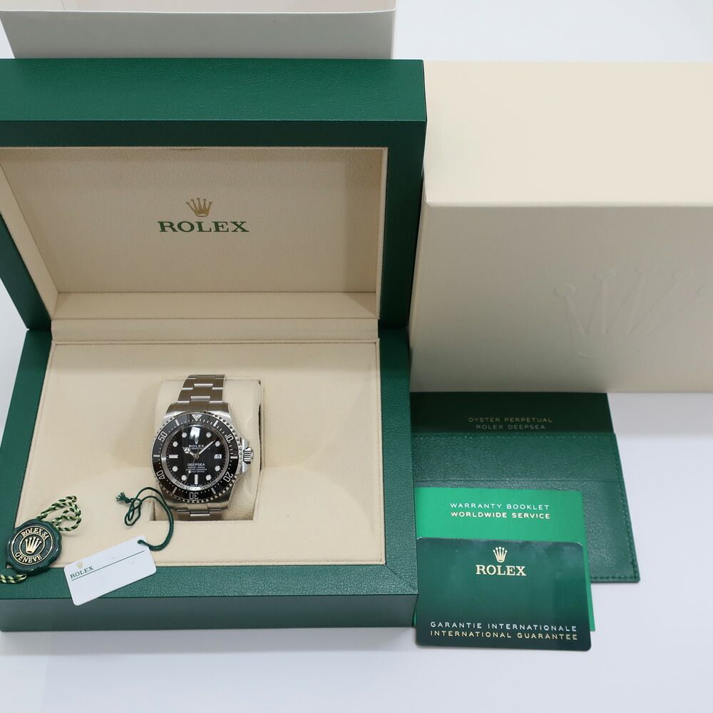 Rolex Ten Sea Dweller Dipsi Black SS Box and Paper Automatic Winding Watch — view 9