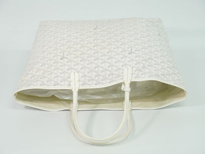 Goyard Saint Louis PM Tote White — view 5