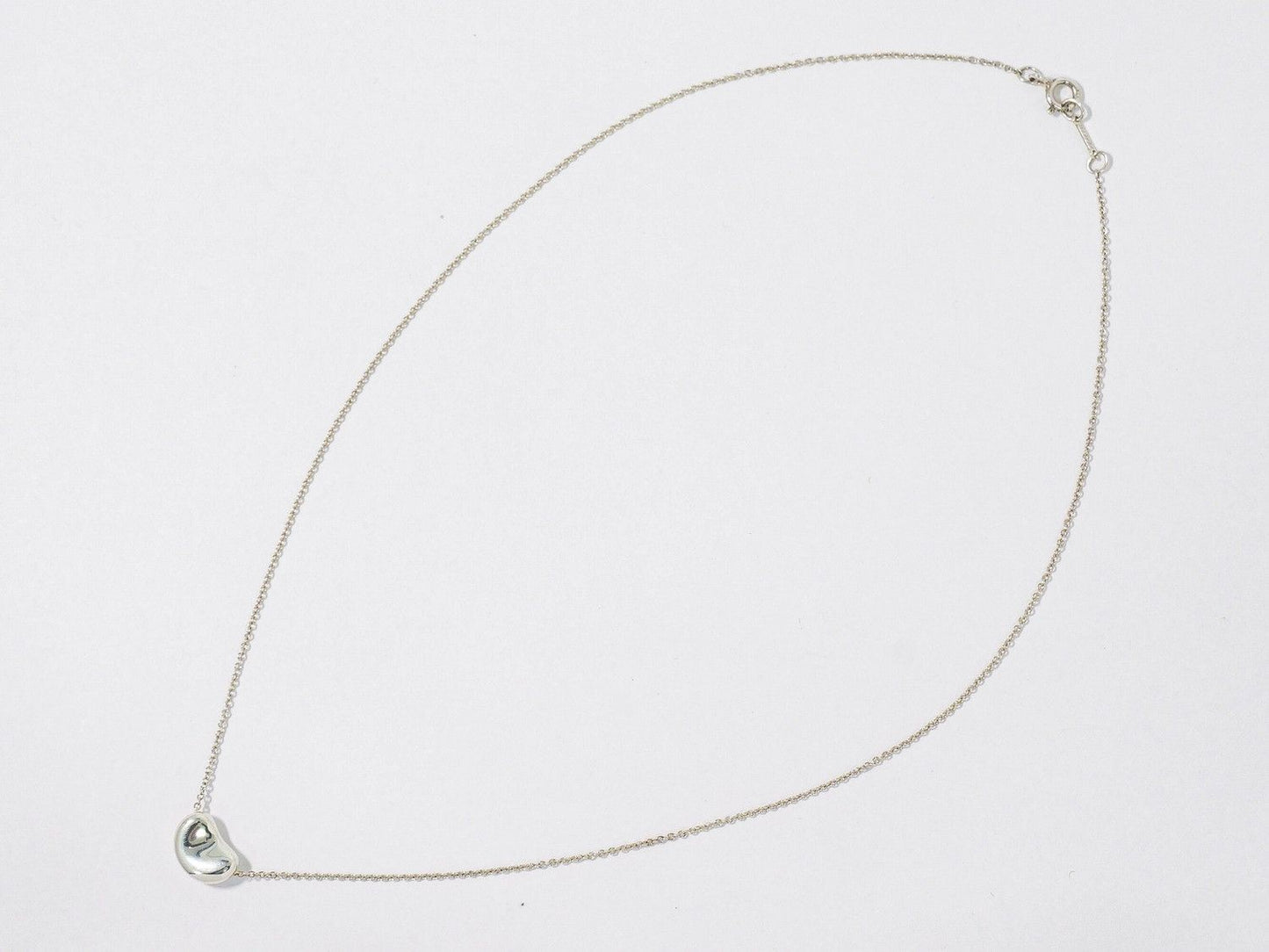 Tiffany & Co Bean 925 Necklace Pendant Silver — view 2