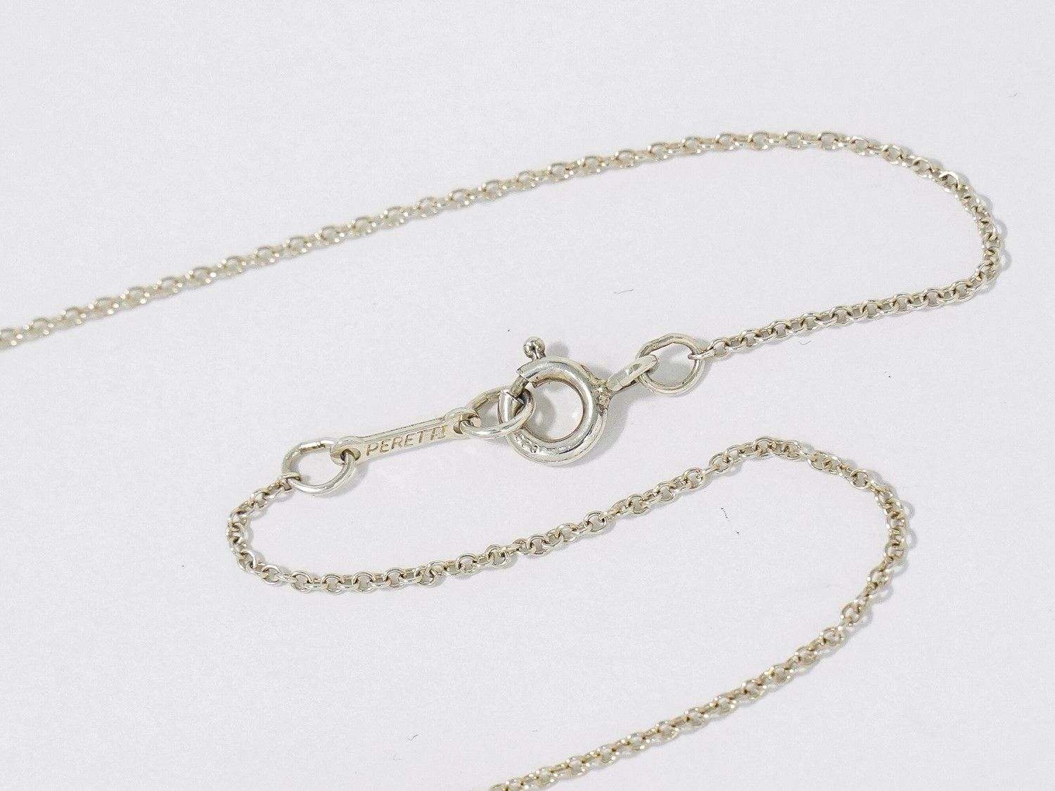Tiffany & Co Bean 925 Necklace Pendant Silver — view 3
