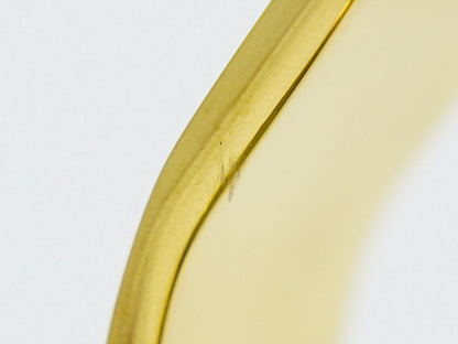 Hermes Enamel GM Bangle Bracelet Cloisonne Gold Plated Navy Email — view 8
