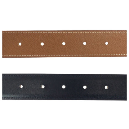Hermes Reversible 68 Gold Brown Black Calf Belt — view 5