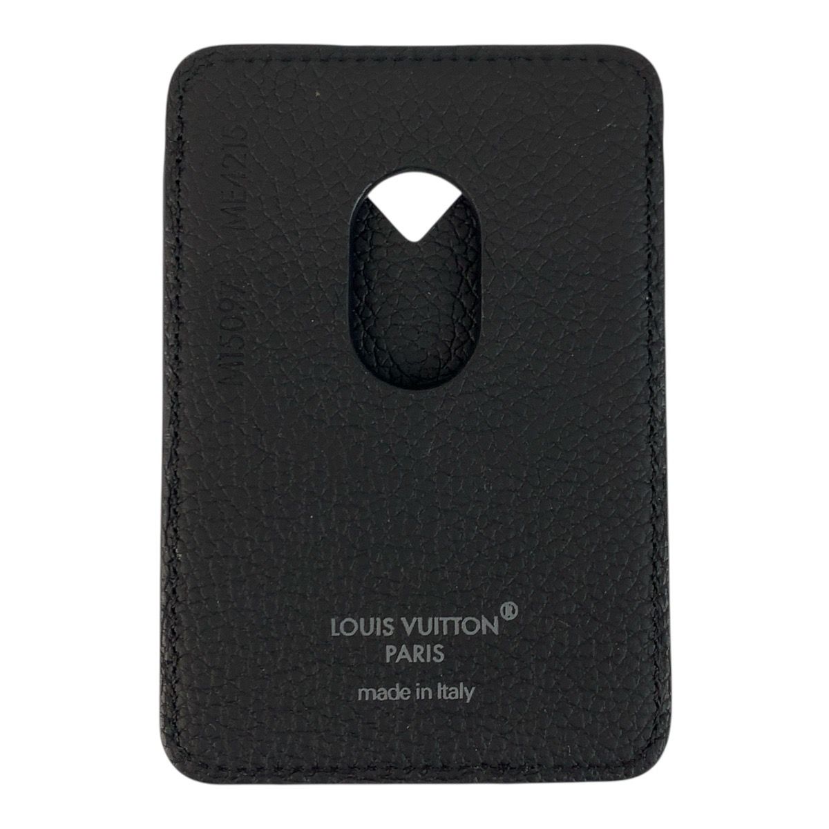 Louis Vuitton Damoflage Card Holder Magnet Magsafe Compatible Black Case — view 2