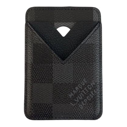 Louis Vuitton Damoflage Card Holder Magnet Magsafe Compatible Black Case