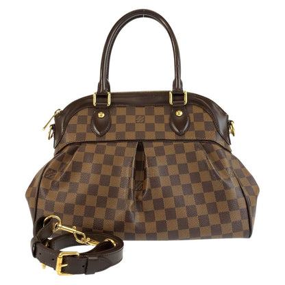 Louis Vuitton Damier Trevi PM Brown 2-Way Shoulder Bag