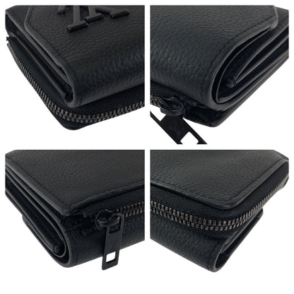 Louis Vuitton Aerogram Portefeuille Pilot Black Leather Folded Wallet Compact — view 4
