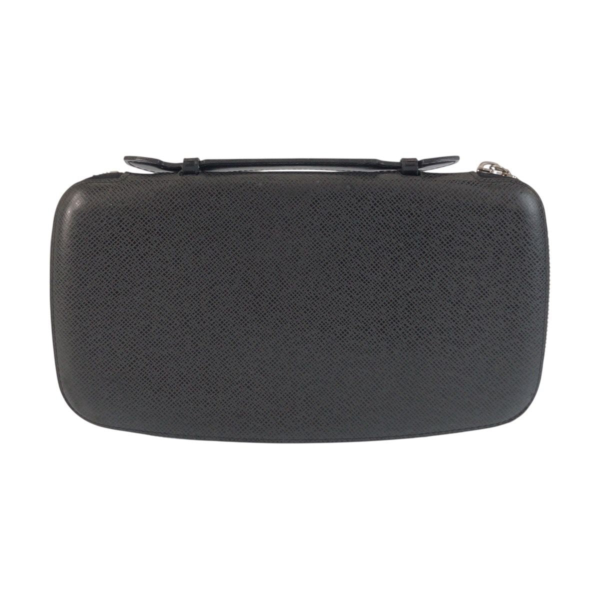 Louis Vuitton Taiga Atoll Black Silver Leather Wallet Organizer