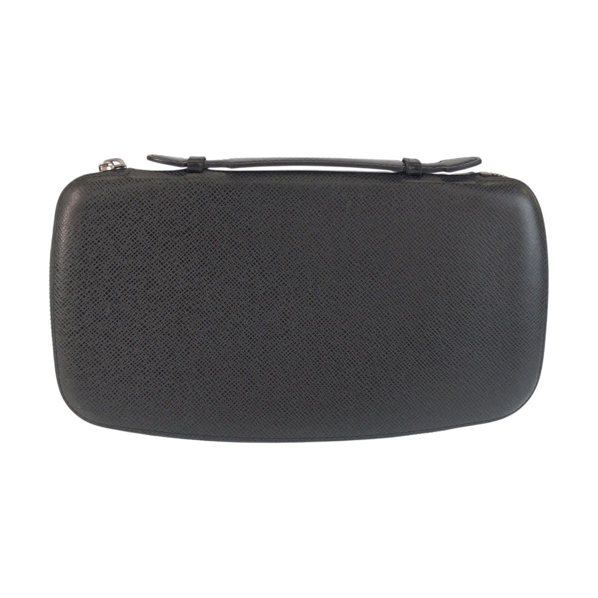 Louis Vuitton Taiga Atoll Black Silver Leather Wallet Organizer — view 2