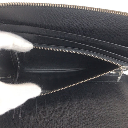 Louis Vuitton Taiga Atoll Black Silver Leather Wallet Organizer — view 8