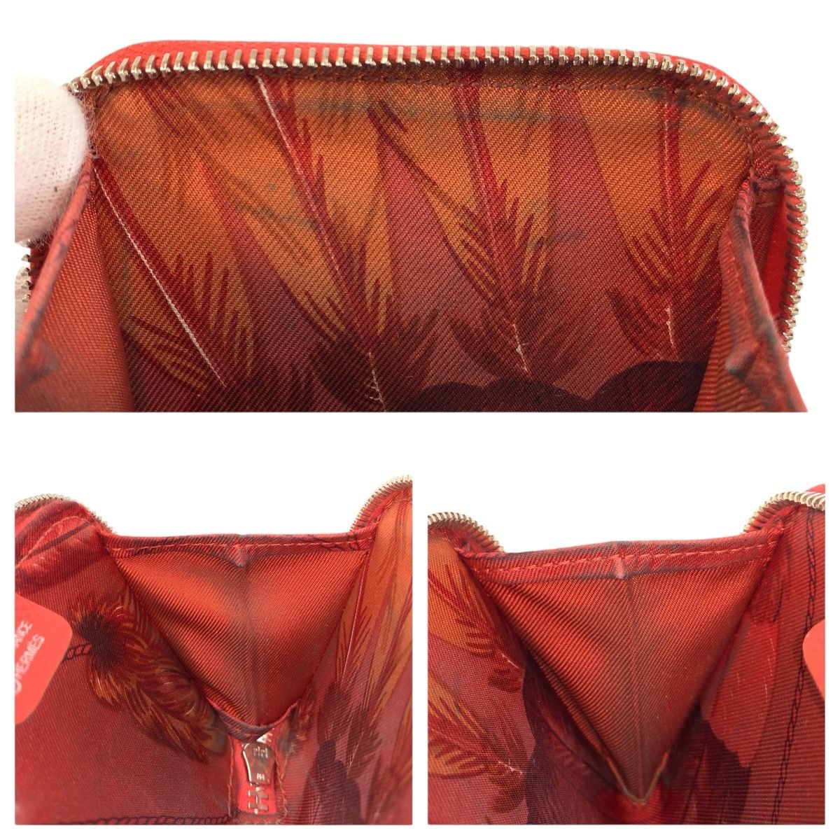 Hermes Azap Compact Mini Silk in Jaipur Veau Coin Purse — view 6