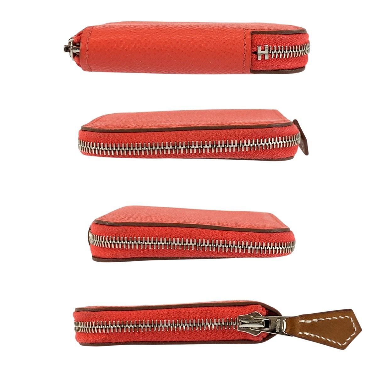 Hermes Azap Compact Mini Silk in Jaipur Veau Coin Purse — view 8