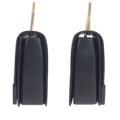 Bvlgari Black Leather Plastic Chain Shoulder Bag Pochette — view 8