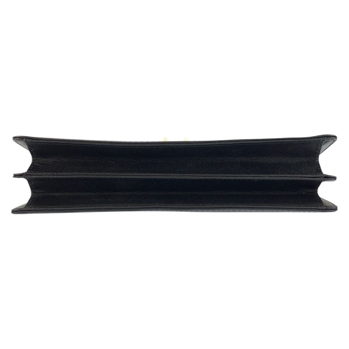 Saint Laurent Yves Vintage YSL Black Gold Clutch — view 7