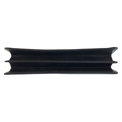 Saint Laurent Yves Vintage YSL Black Gold Clutch — view 7