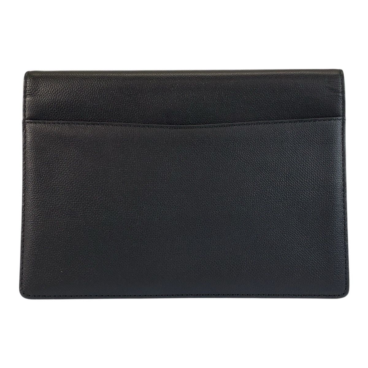 Saint Laurent Yves Vintage YSL Black Gold Clutch — view 2
