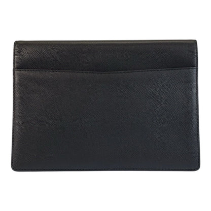 Saint Laurent Yves Vintage YSL Black Gold Clutch — view 2