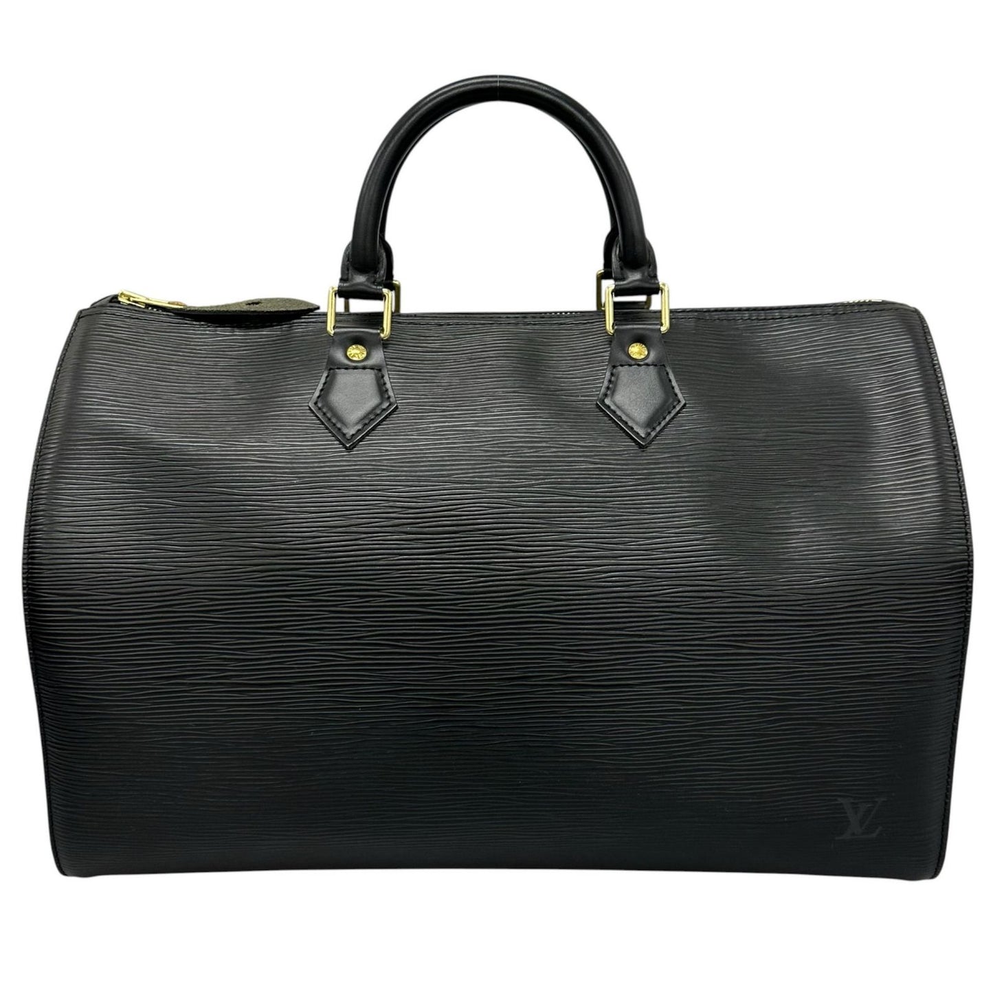 Louis Vuitton Boston Bag Speedy 35 Black Epi
