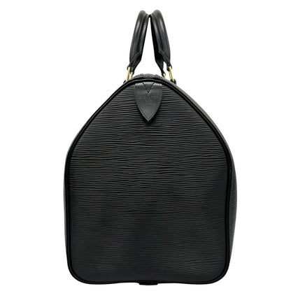 Louis Vuitton Boston Bag Speedy 35 Black Epi — view 3