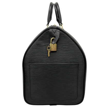 Louis Vuitton Boston Bag Speedy 35 Black Epi — view 4