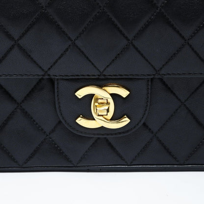 Chanel Shoulder Bag Lambskin Quilted Double Flap — view 8