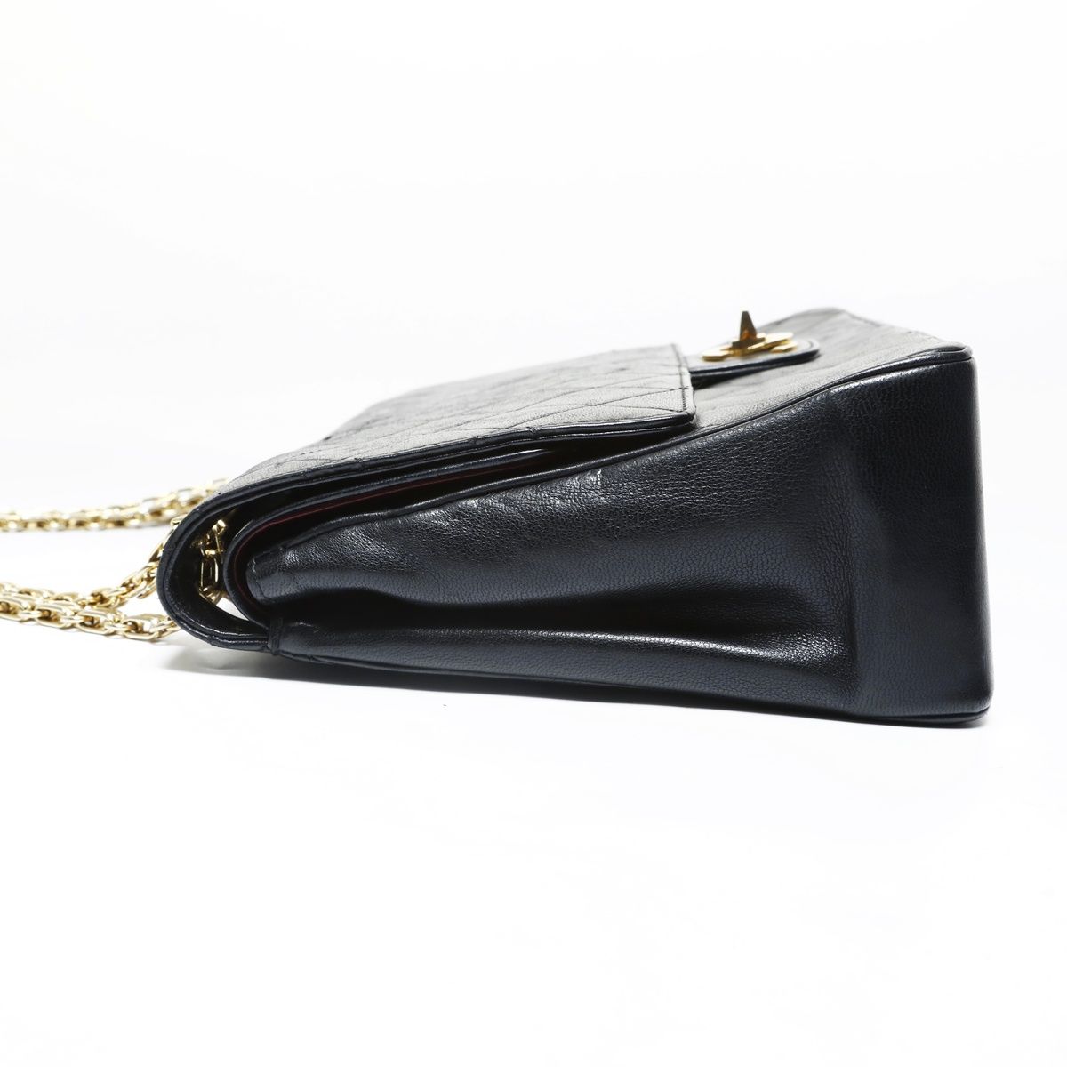 Chanel Shoulder Bag Lambskin Quilted Double Flap — view 3