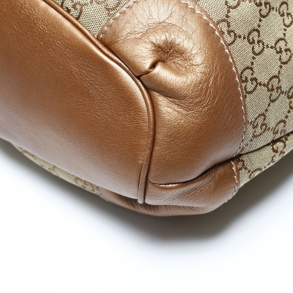 Gucci Shoulder Bag GG Canvas Ski 2-Way Lame — view 6