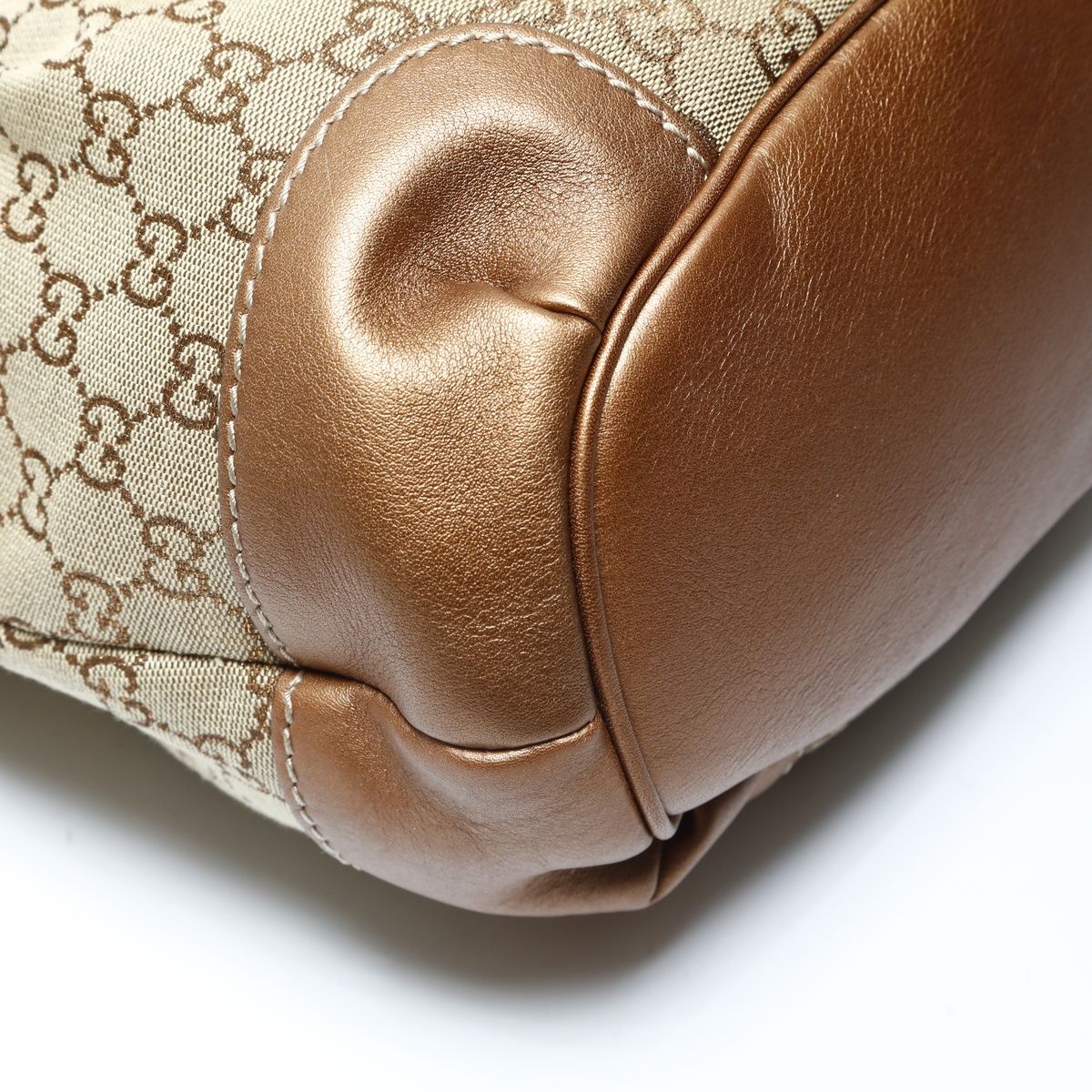 Gucci Shoulder Bag GG Canvas Ski 2-Way Lame — view 5