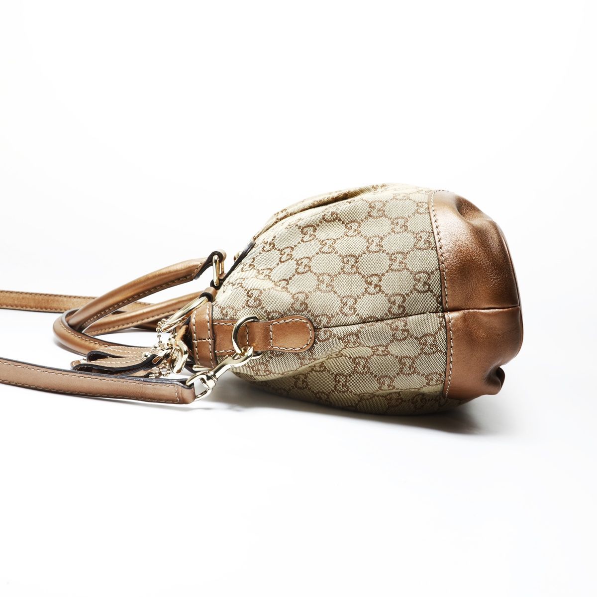 Gucci Shoulder Bag GG Canvas Ski 2-Way Lame — view 3