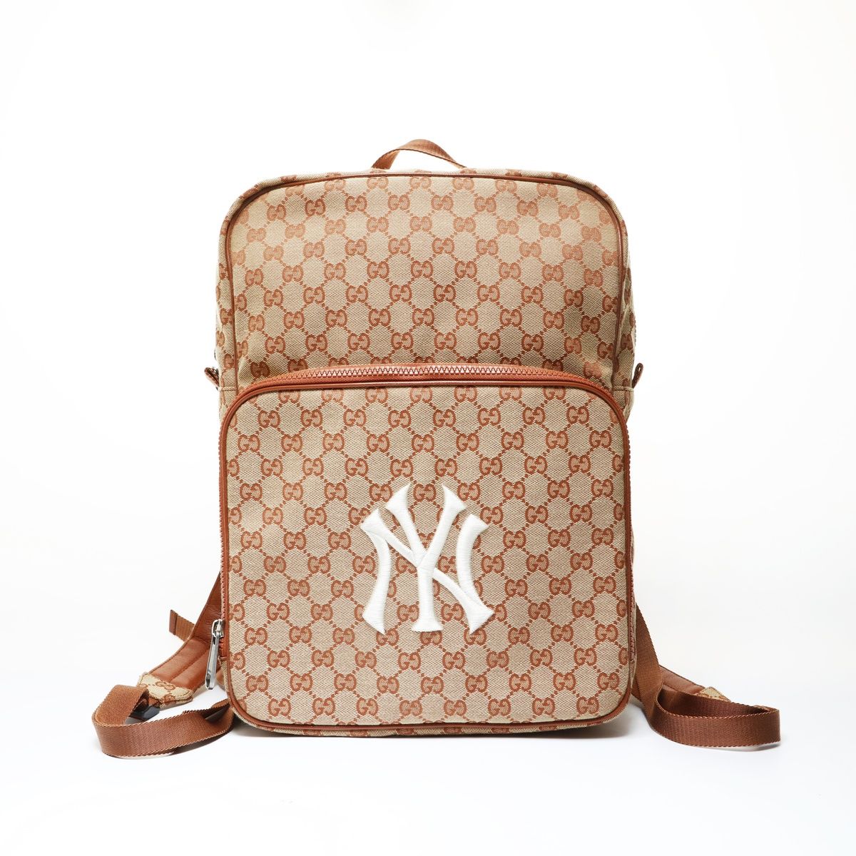 Gucci Backpack GG Canvas New York Yankees