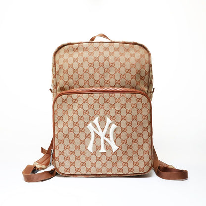 Gucci Backpack GG Canvas New York Yankees