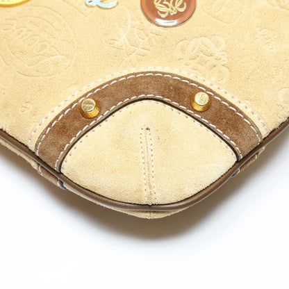 Loewe Shoulder Bag Anniversary Limited Edition Suede Sari Logo — view 6