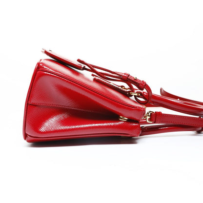 Prada Shoulder Bag Saffiano Leather Patent 2-Way — view 4