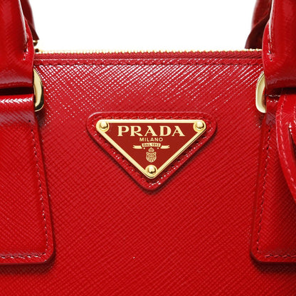 Prada Shoulder Bag Saffiano Leather Patent 2-Way — view 8